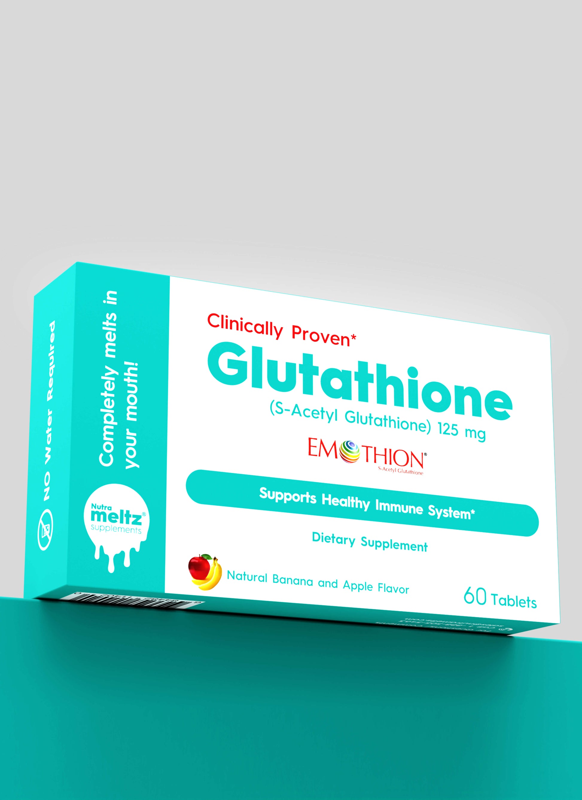 Glutathione - 60 Quick Dissolving Tablets - Nutrameltz Glutathione - 60 Quick Dissolving Tablets - Nutrameltz